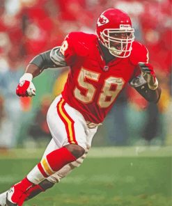 Derrick Thomas American Football Player Diamond Painting