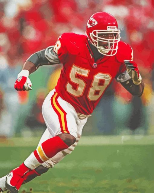 Derrick Thomas American Football Player Diamond Painting