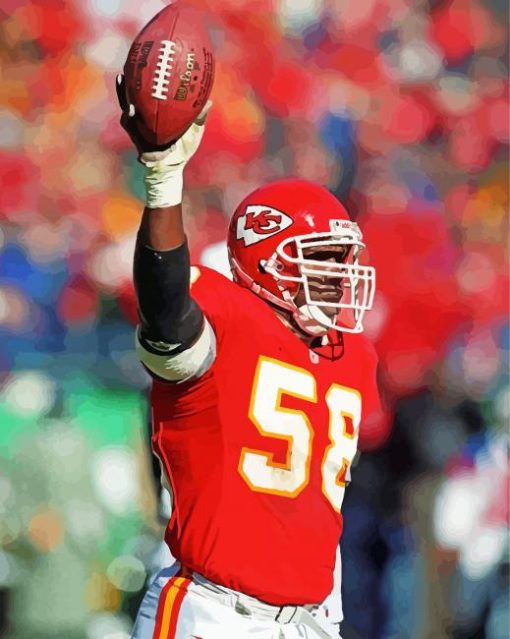 Derrick Thomas Player Diamond Painting