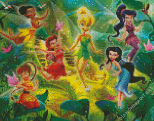 Disney Tinkerbell Fairies Diamond Painting