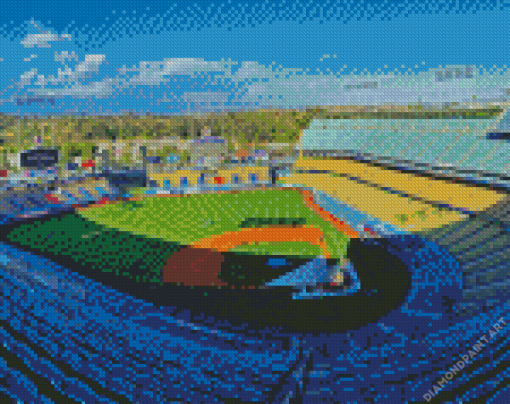 Dodger Stadium In Los Angeles California Diamond painting