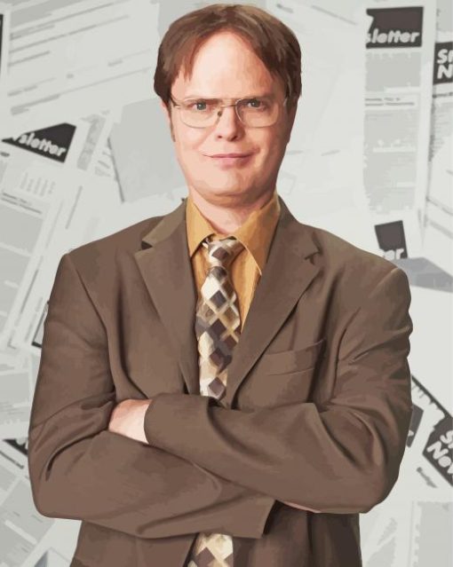 Dwight Schrute Diamond Painting