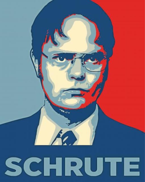 Dwight Schrute Pop Art Diamond Painting