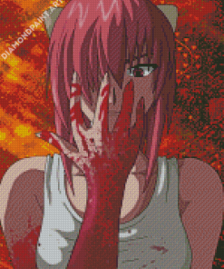 Elfen Lied Lucy Art Diamond Painting