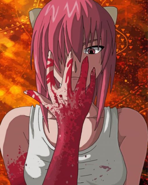 Elfen Lied Lucy Art Diamond Painting