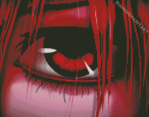 Elfen Lied Lucy Eye Diamond Painting