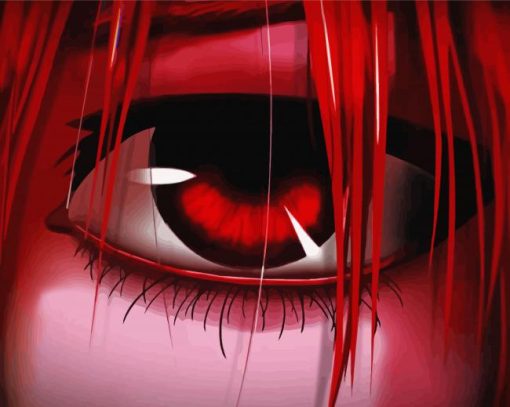 Elfen Lied Lucy Eye Diamond Painting