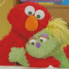 Elmo And Karli From Sesame Street Diamond painting