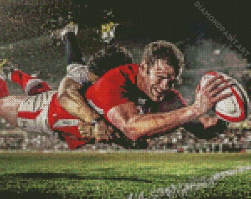 England National Rugby Player Diamond Painting