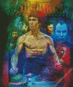 Enter The Dragon Characters Art 5D Diamond Painting