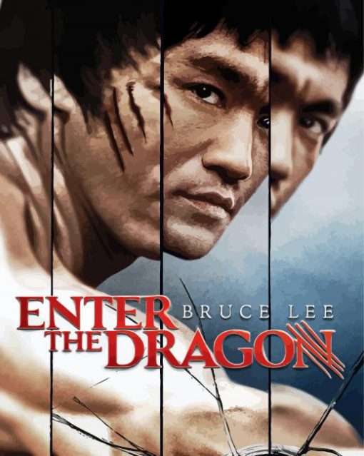 Enter The Dragon Poster 5D Diamond Painting