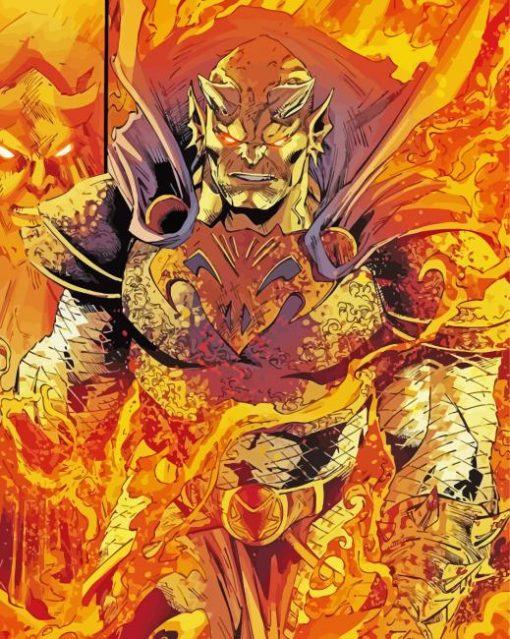 Etrigan The Demon Comic Character Diamond Painting