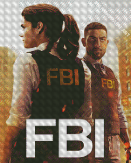 FBI Serie Poster Diamond Painting