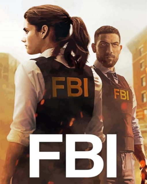 FBI Serie Poster Diamond Painting