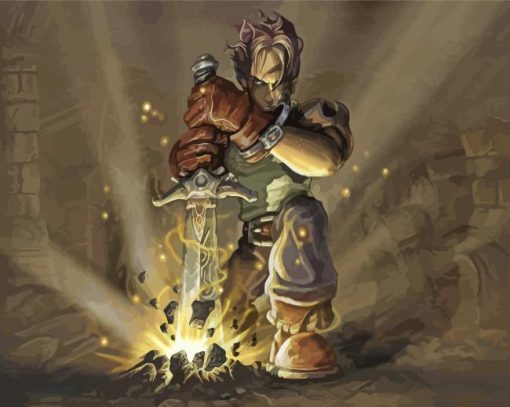 Fable Game Character Diamond Painting