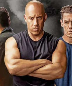 Fast And Furious 9 Characters Diamond Painting