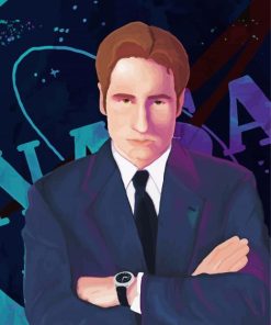 Fox Mulder Character Art Diamond Painting