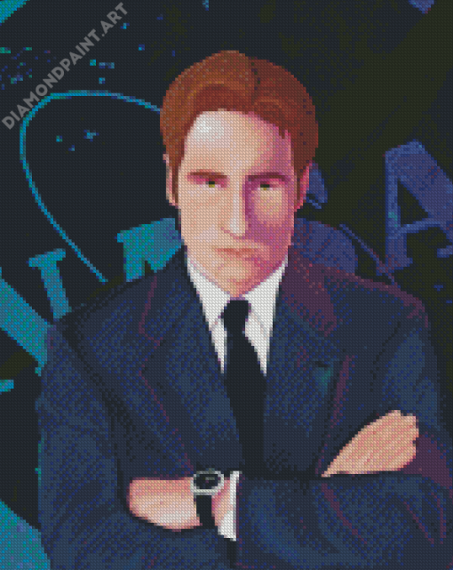 Fox Mulder Character Art Diamond Painting