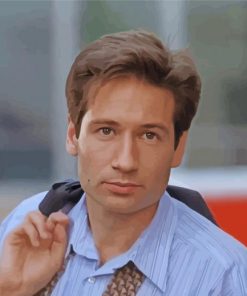 Fox Mulder Character Diamond Painting