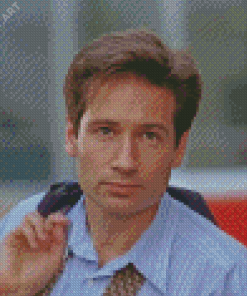 Fox Mulder Character Diamond Painting