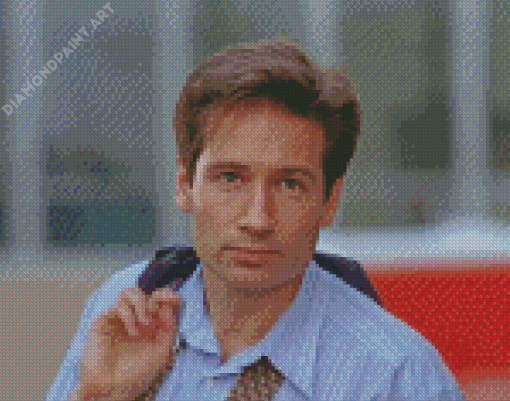 Fox Mulder Character Diamond Painting