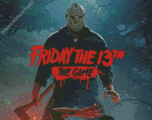 Friday The 13th Horror Movie Diamond Painting