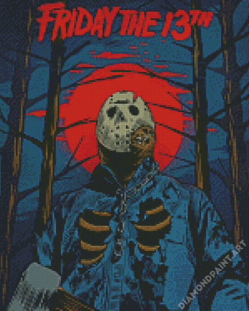 Friday The 13th Poster Diamond Painting