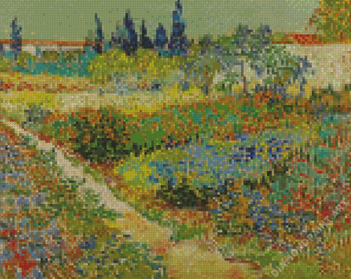 Garden At Arles Van Gogh Diamond Painting