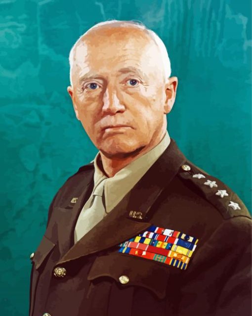 George Patton Poster 5D Diamond Painting