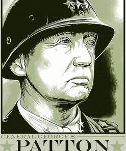 George Patton Poster 5D Diamond Painting