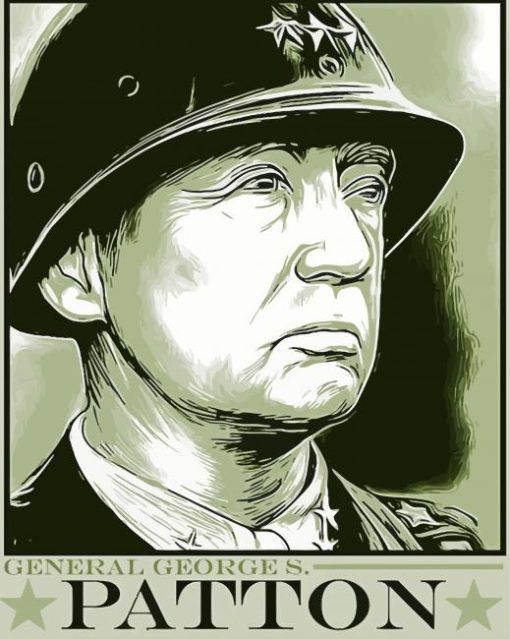 George Patton Poster 5D Diamond Painting