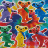 Grateful Dead Dancing Bears Diamond Painting