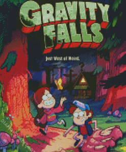 Gravity Falls Animation Poster Diamond Painting