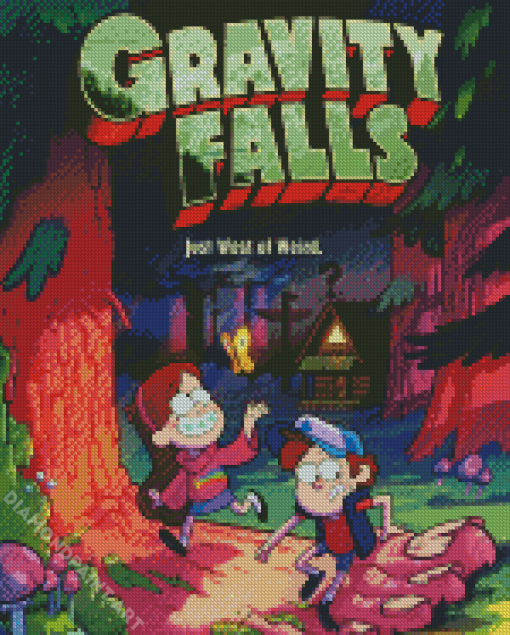 Gravity Falls Animation Poster Diamond Painting