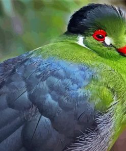 Green Cheek 5D Diamond Painting