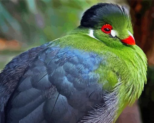 Green Cheek 5D Diamond Painting