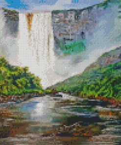 Guyana Kaieteur Falls Diamond Painting