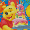 Happy Birthday Winnie The Pooh Diamond Painting