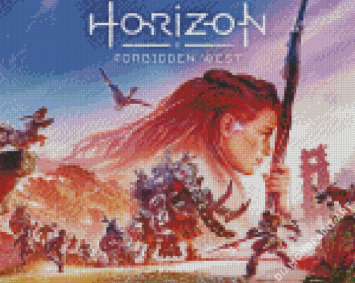 Horizon Forbidden West Game Poster 5D Diamond Painting