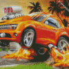 Hot Wheels Diamond Painting