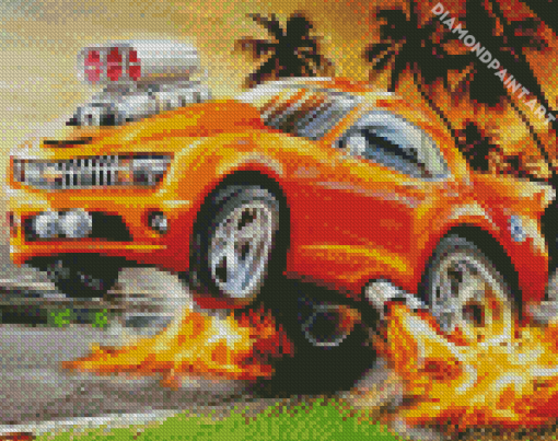 Hot Wheels Diamond Painting