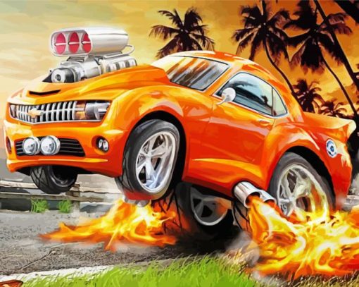 Hot Wheels Diamond Painting