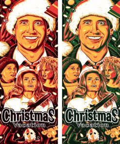 Illustration Christmas Vacation Poster Diamond Painting