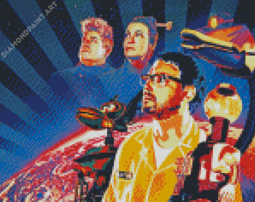 Illustration Mystery Science Theater Diamond Painting