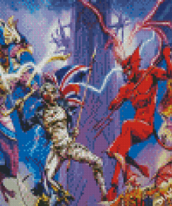 Iron Maiden Legacy Of The Beast Game Diamond Painting