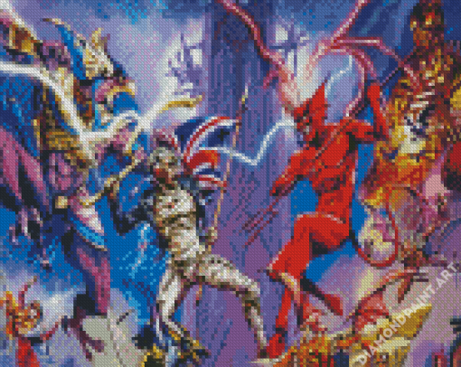 Iron Maiden Legacy Of The Beast Game Diamond Painting