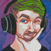 Jacksepticeye Head Art Diamond Painting