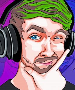 Jacksepticeye Head Art Diamond Painting