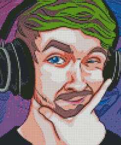 Jacksepticeye Head Art Diamond Painting