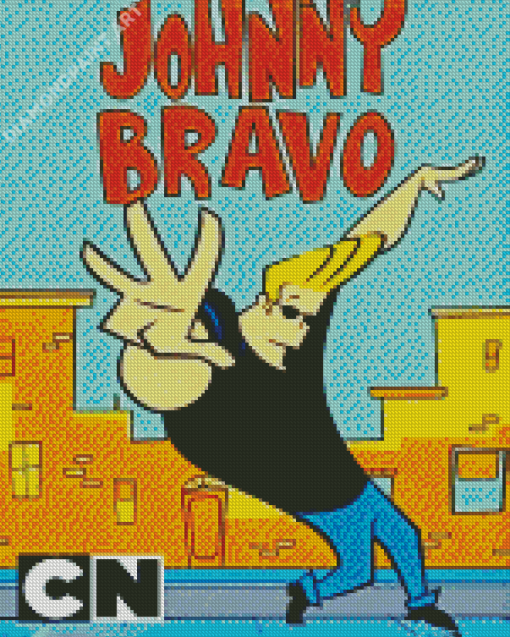 Johnny Bravo Animation Diamond Painting